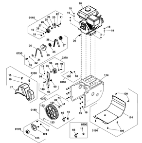 Part Location Diagram of 709538 Murray Kit, Bottom Cover, Black